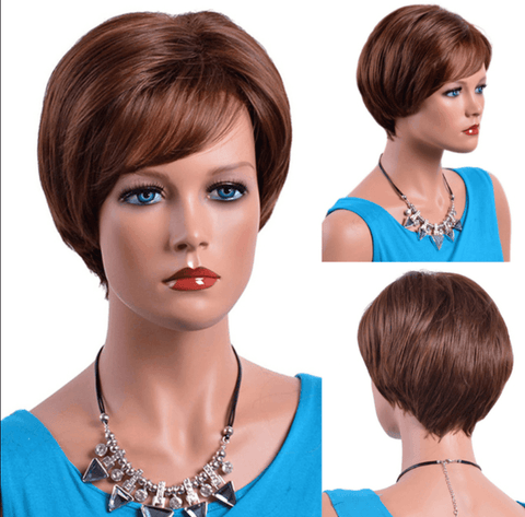 Short Straight Lace Wig - Anellace Short Straight Lace Wig - Anellace