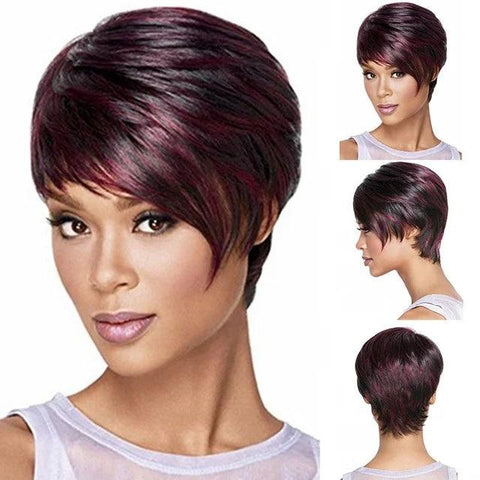 Short Straight Lace Wig - Anellace Short Straight Lace Wig - Anellace