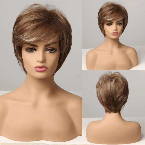 Short Straight Lace Wig - Anellace Short Straight Lace Wig - Anellace