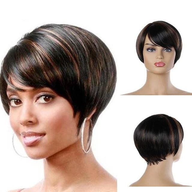 Short Straight Lace Wig - Anellace Short Straight Lace Wig - Anellace