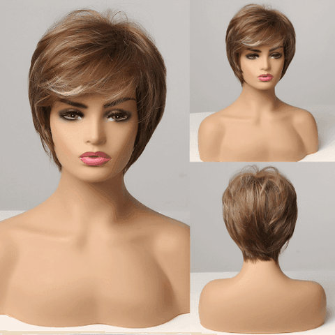 Short Straight Lace Wig - Anellace Short Straight Lace Wig - Anellace