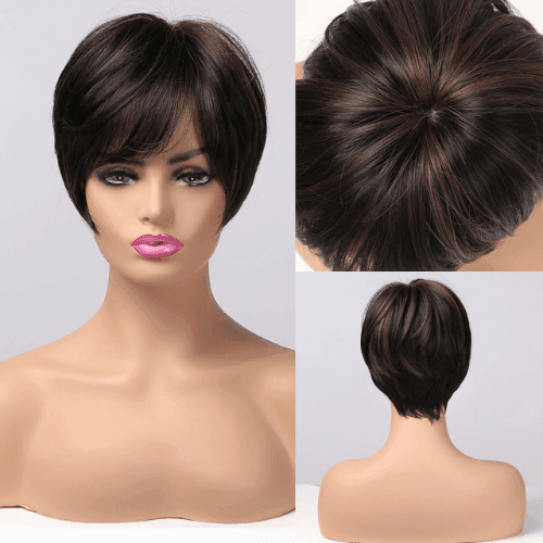 Short Straight Lace Wig - Anellace Short Straight Lace Wig - Anellace