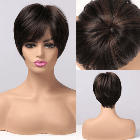 Short Straight Lace Wig - Anellace Short Straight Lace Wig - Anellace