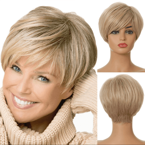 Short Straight Lace Wig - Anellace Short Straight Lace Wig - Anellace