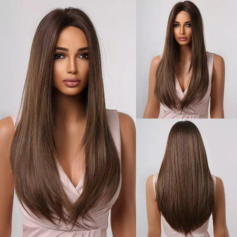 Straight Long Hair Lace Wig - Anellace Straight Long Hair Lace Wig - Anellace