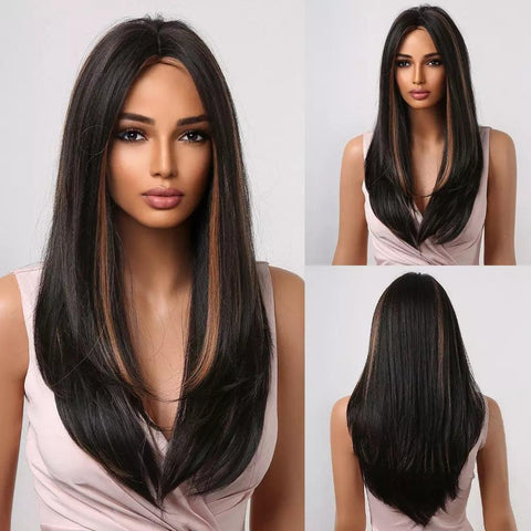 Straight Long Hair Lace Wig - Anellace Straight Long Hair Lace Wig - Anellace