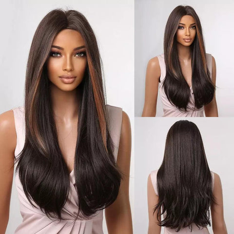 Straight Long Hair Lace Wig - Anellace Straight Long Hair Lace Wig - Anellace