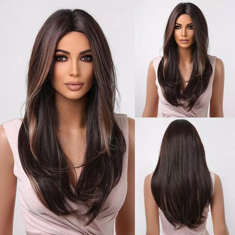 Straight Long Hair Lace Wig - Anellace Straight Long Hair Lace Wig - Anellace