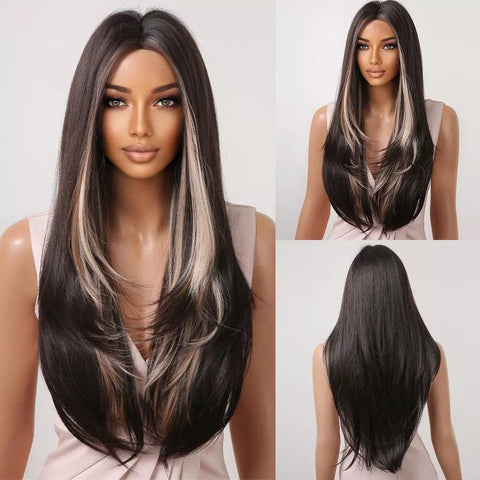 Straight Long Hair Lace Wig - Anellace Straight Long Hair Lace Wig - Anellace