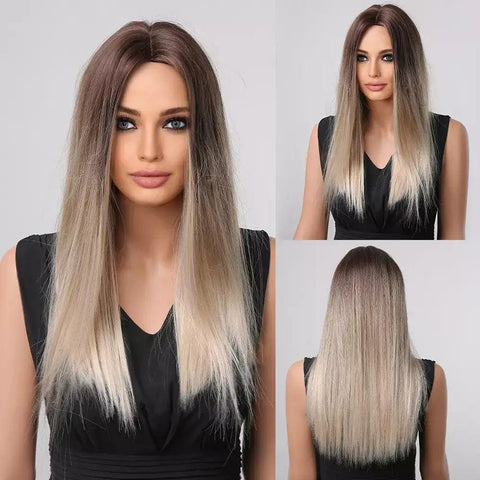Straight Long Hair Lace Wig - Anellace Straight Long Hair Lace Wig - Anellace