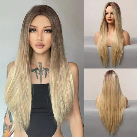 Straight Long Hair Lace Wig - Anellace Straight Long Hair Lace Wig - Anellace