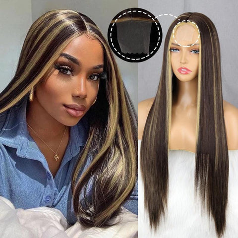Straight Long Hair Lace Wig - Anellace Straight Long Hair Lace Wig - Anellace
