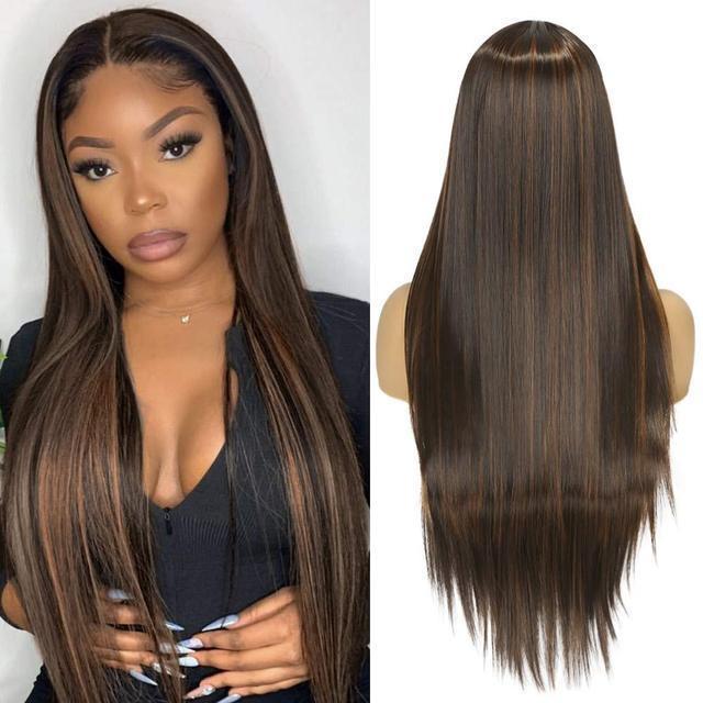 Straight Long Hair Lace Wig - Anellace Straight Long Hair Lace Wig - Anellace