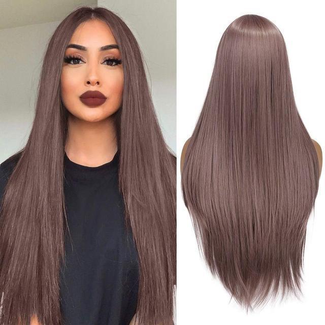 Straight Long Hair Lace Wig - Anellace Straight Long Hair Lace Wig - Anellace