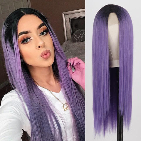 Straight Long Hair Lace Wig - Anellace Straight Long Hair Lace Wig - Anellace
