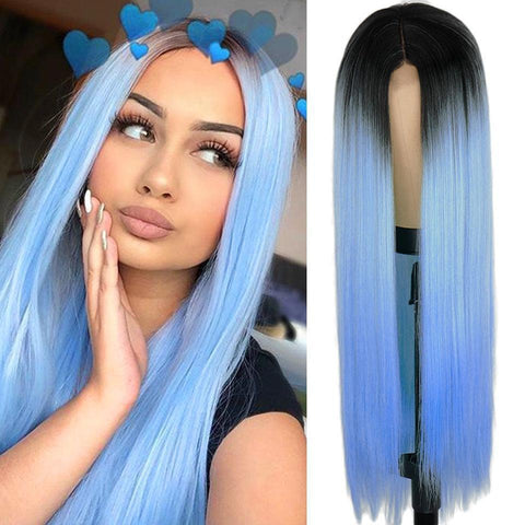 Straight Long Hair Lace Wig - Anellace Straight Long Hair Lace Wig - Anellace