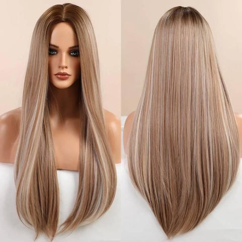 Straight Long Hair Lace Wig - Anellace Straight Long Hair Lace Wig - Anellace