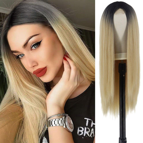 Straight Long Hair Lace Wig - Anellace Straight Long Hair Lace Wig - Anellace