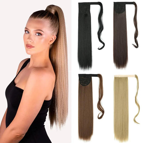 Straight Ponytail Extension | Mega Hair - Anellace Straight Ponytail Extension | Mega Hair - Anellace