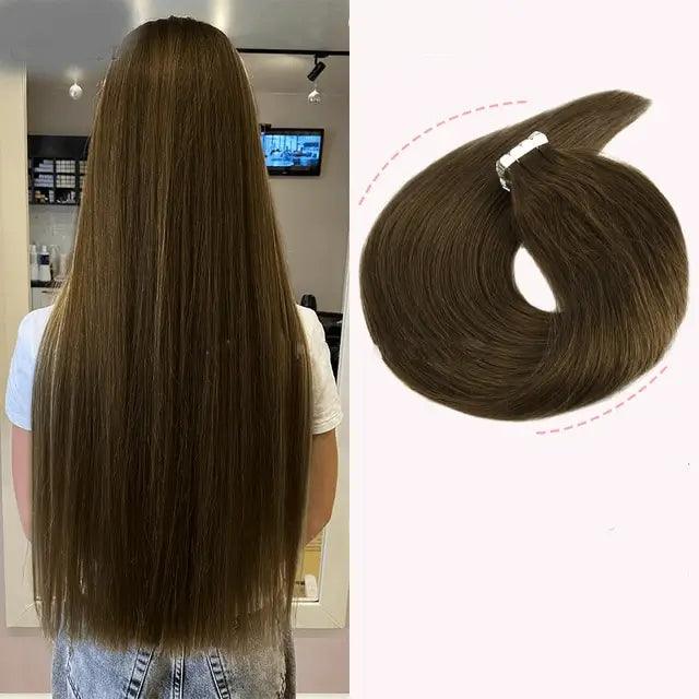 Tape in Hair Extensions 100% Human Hair - Anellace Tape in Hair Extensions 100% Human Hair - Anellace