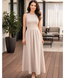 Comprar vestido longo feminino canelado elegante casual básico versátil barato em promoção ZARA