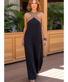 Comprar vestido longo feminino elegante casual alças cruzadas decote costas verão social barato promoção ZARA