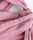 Comprar vestido longo feminino rosa frente única linho com fenda lateral elegante para casamento de dia barato em promoção ZARA