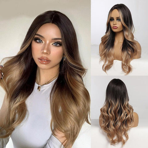 Wavy Human Hair Lace Wig - Anellace Wavy Human Hair Lace Wig - Anellace