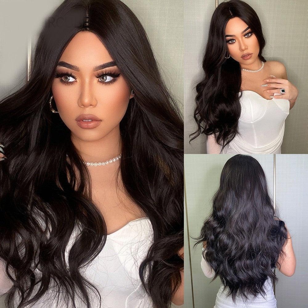 Wavy Human Hair Lace Wig - Anellace Wavy Human Hair Lace Wig - Anellace