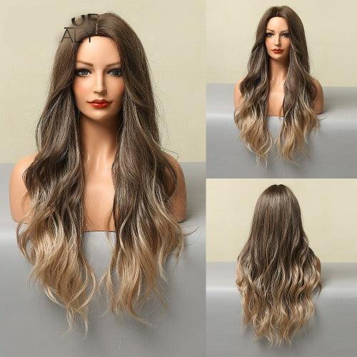 Wavy Human Hair Lace Wig - Anellace Wavy Human Hair Lace Wig - Anellace