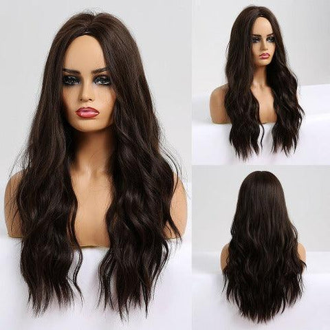Wavy Human Hair Lace Wig - Anellace Wavy Human Hair Lace Wig - Anellace