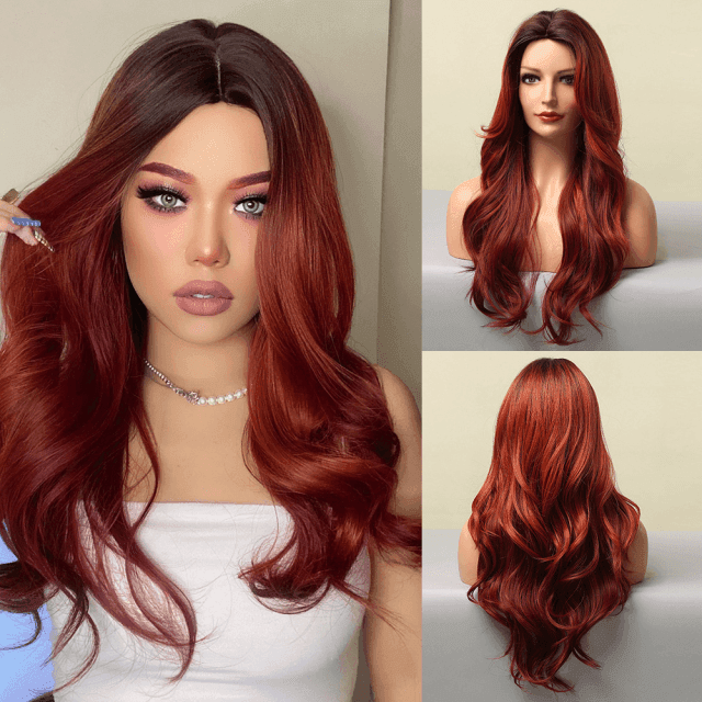 Wavy Human Hair Lace Wig - Anellace Wavy Human Hair Lace Wig - Anellace