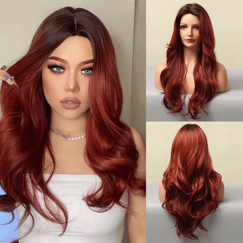Wavy Human Hair Lace Wig - Anellace Wavy Human Hair Lace Wig - Anellace