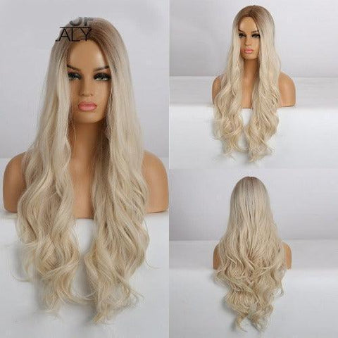 Wavy Human Hair Lace Wig - Anellace Wavy Human Hair Lace Wig - Anellace