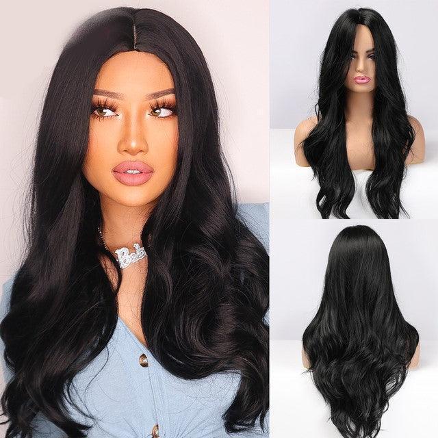 Wavy Human Hair Lace Wig - Anellace Wavy Human Hair Lace Wig - Anellace