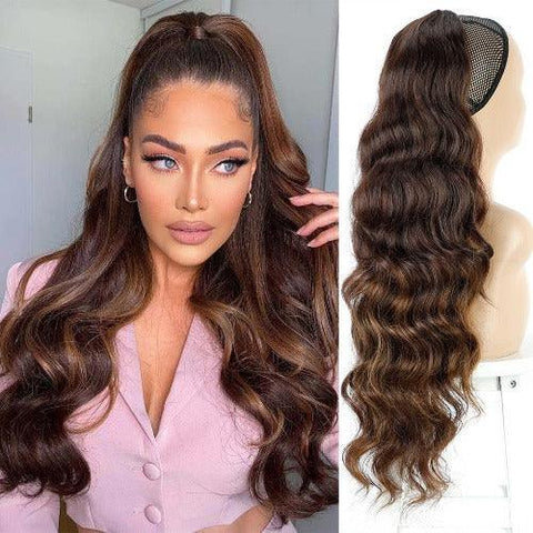 Wavy Ponytail Hair Extension - Anellace Wavy Ponytail Hair Extension - Anellace