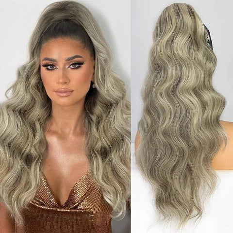 Wavy Ponytail Hair Extension - Anellace Wavy Ponytail Hair Extension - Anellace