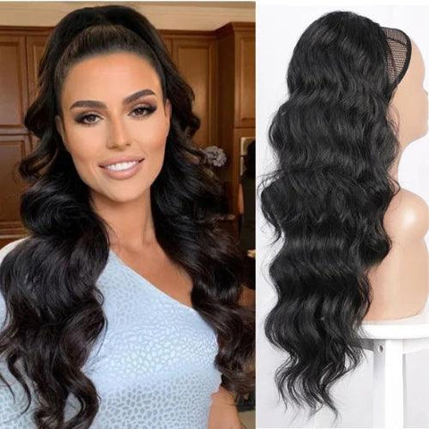 Wavy Ponytail Hair Extension - Anellace Wavy Ponytail Hair Extension - Anellace