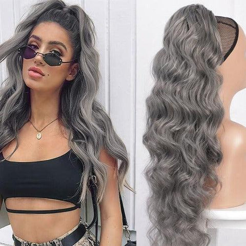 Wavy Ponytail Hair Extension - Anellace Wavy Ponytail Hair Extension - Anellace