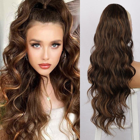 Wavy Ponytail Hair Extension - Anellace Wavy Ponytail Hair Extension - Anellace