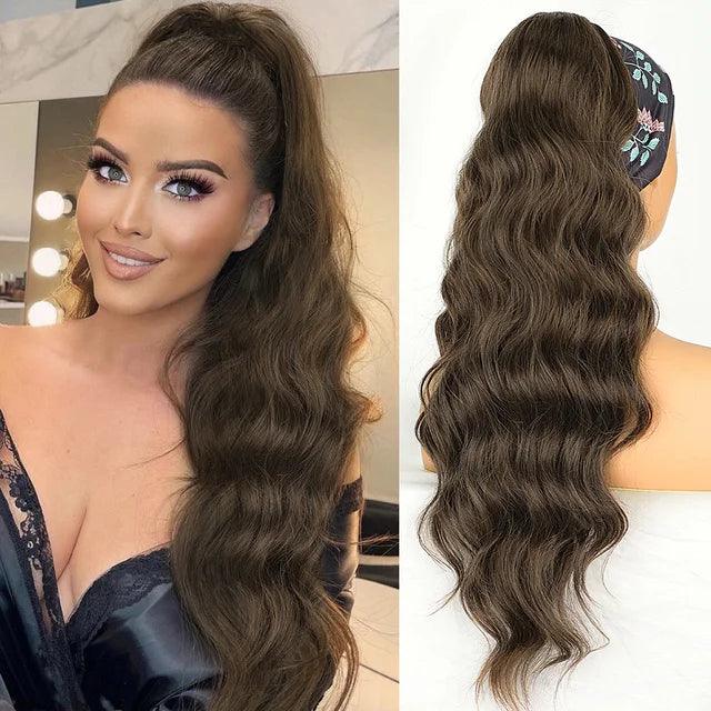Wavy Ponytail Hair Extension - Anellace Wavy Ponytail Hair Extension - Anellace
