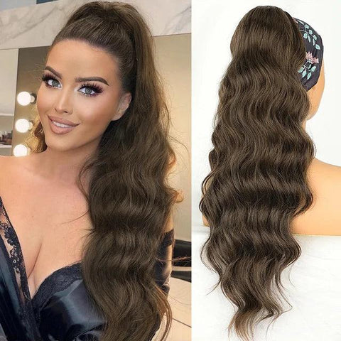 Wavy Ponytail Hair Extension - Anellace Wavy Ponytail Hair Extension - Anellace