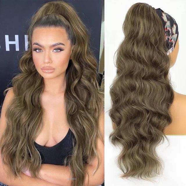 Wavy Ponytail Hair Extension - Anellace Wavy Ponytail Hair Extension - Anellace