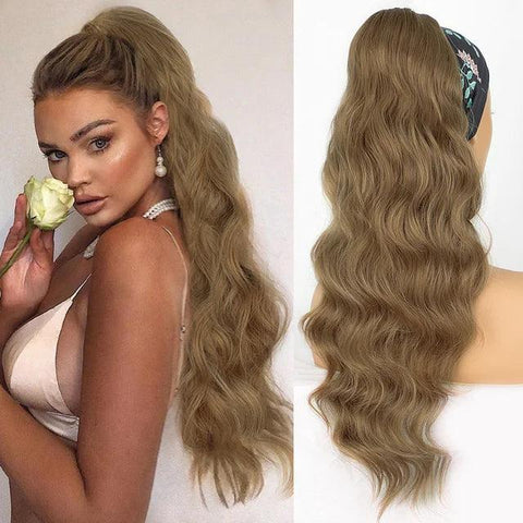 Wavy Ponytail Hair Extension - Anellace Wavy Ponytail Hair Extension - Anellace