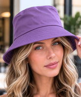 Cotton Bucket Hat for Women with UV Sun Protection | Sun
