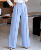 Women's High Waist Tailored Pants with Front Pleats | Helô