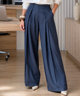 Women’s Wide Leg Tailored Pants High Waist | Trali