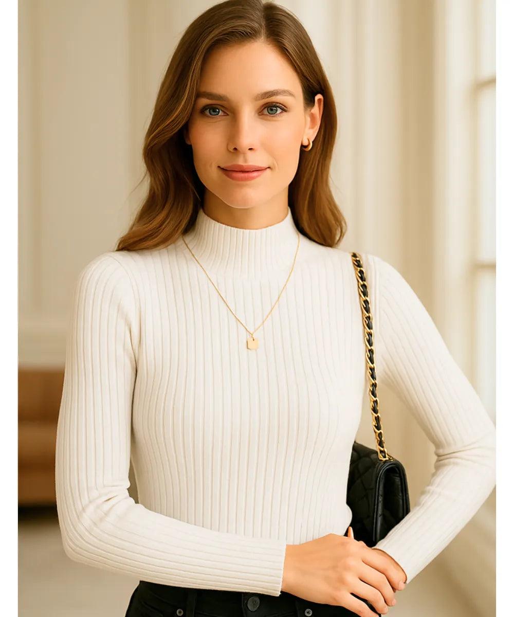 womens-ribbed-knit-high-neck-top-white-1