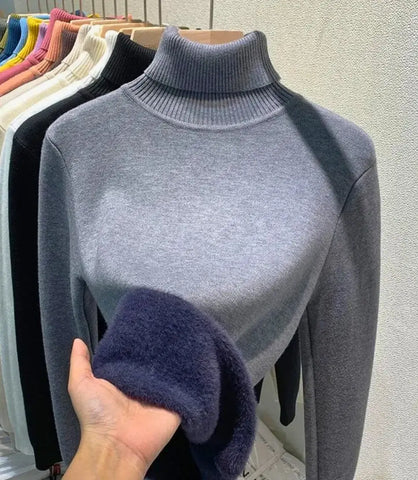 Women's Thick Brushed Thermal Winter Top | Mullir