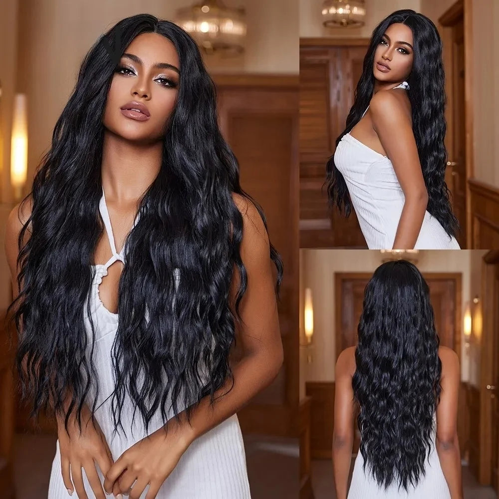 Long Curly Hair Lace Wig